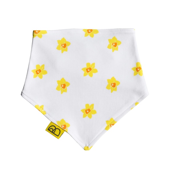 Daffodil Dribble Bib by Babi Bw