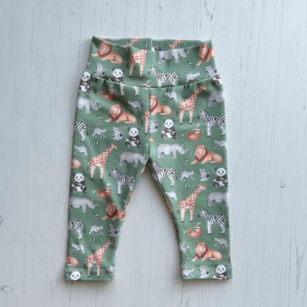 Green Safari Leggings by Wonder & Wren