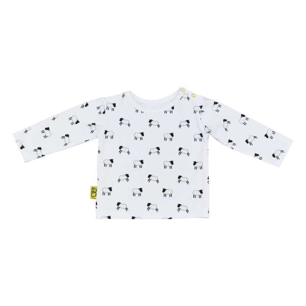 Sheep Long-Sleeved T-Shirt by Babi Bw