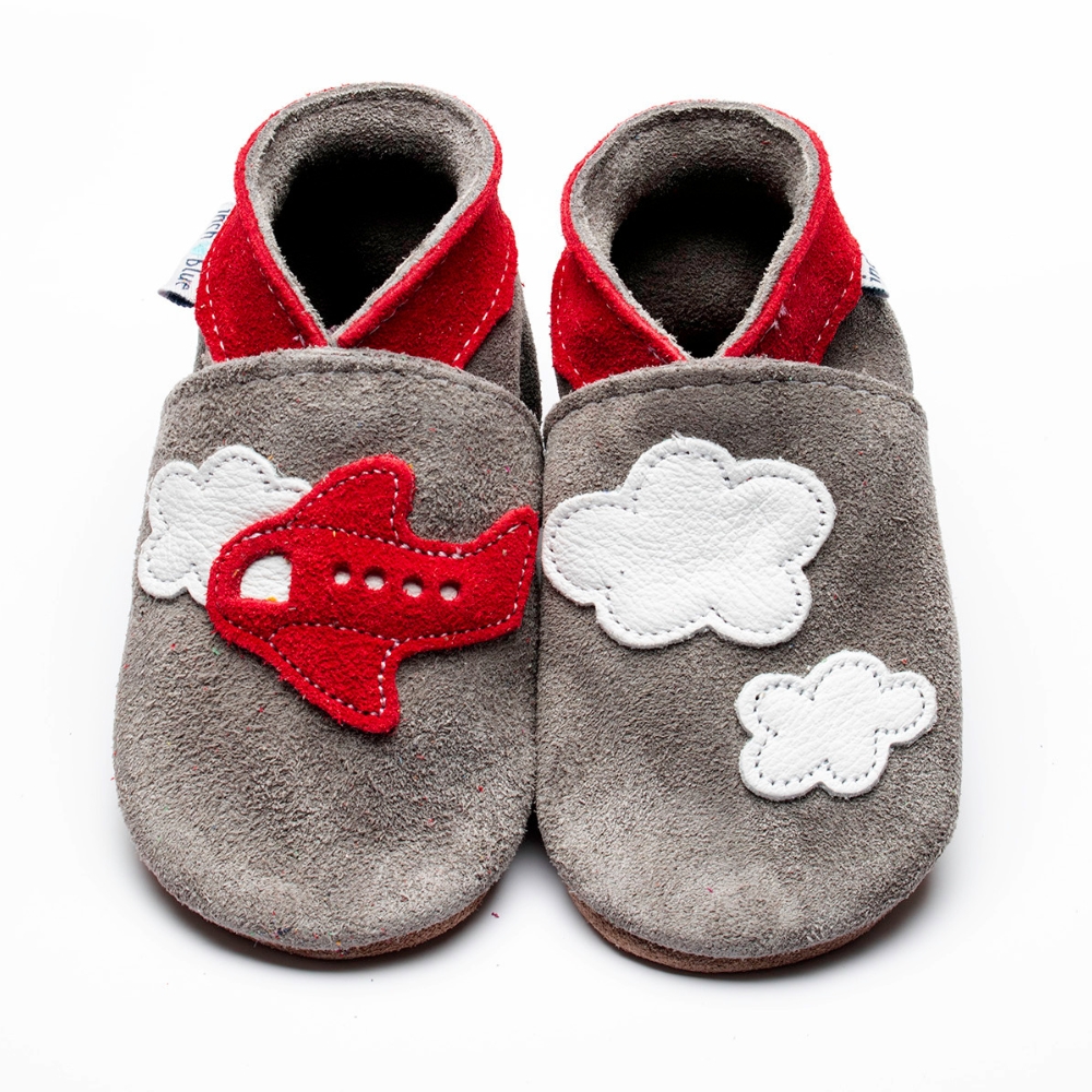 Aeroplane Clouds Grey Suede