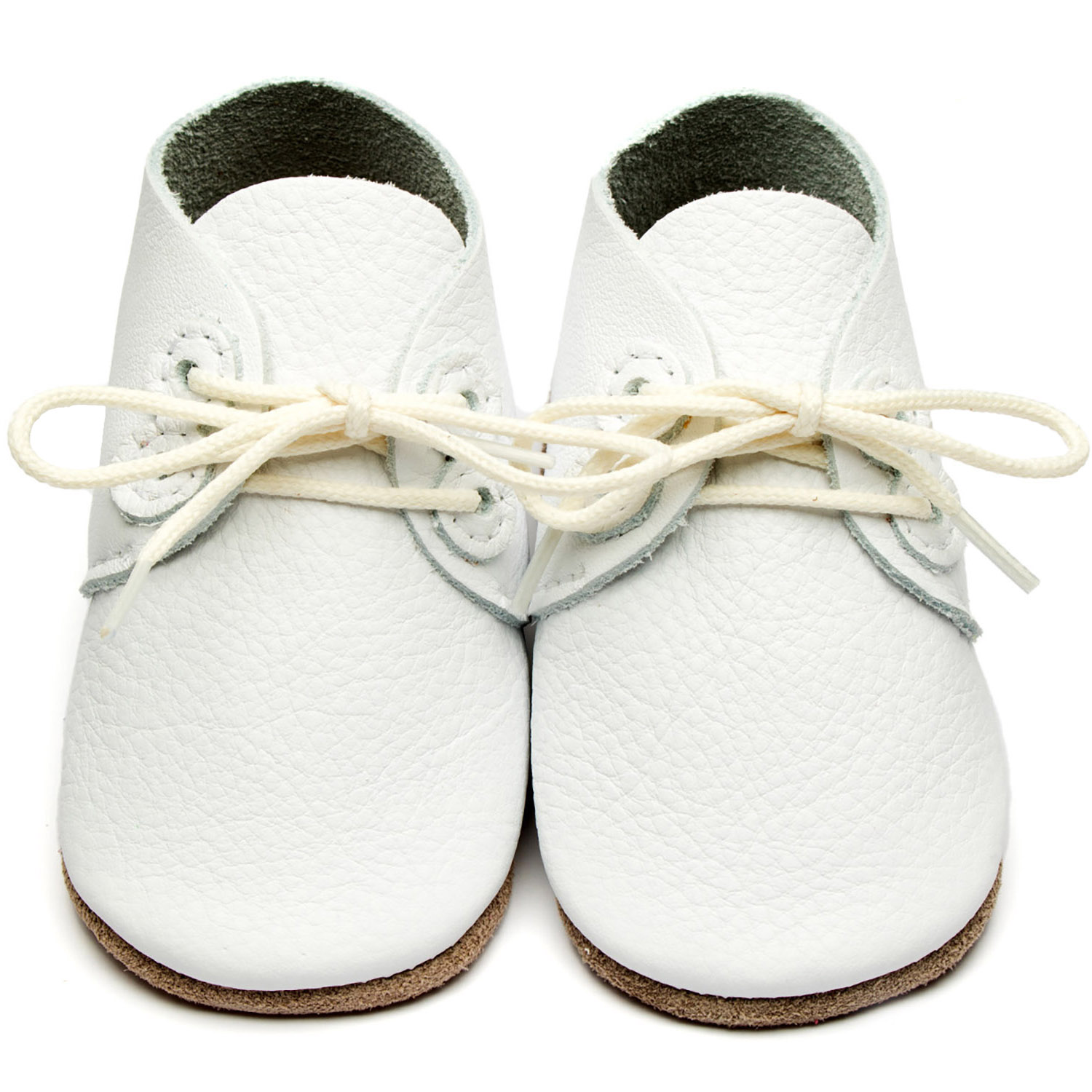 Baby Boy Occasion Shoes | Derby White | Leather | Inch Blue