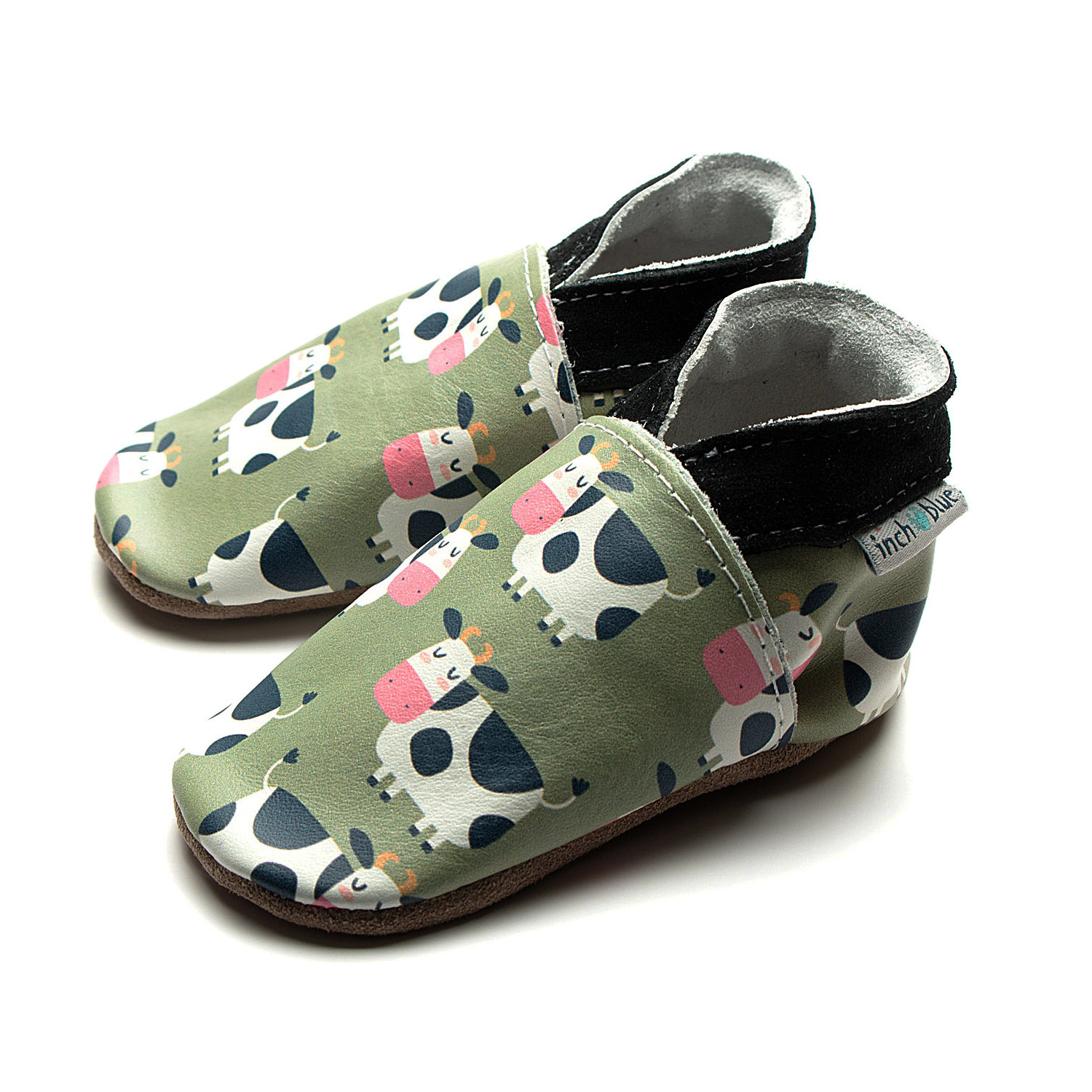 Baby's First Shoes | Moo | Farmyard | Boys & Girls | Non Slip ...