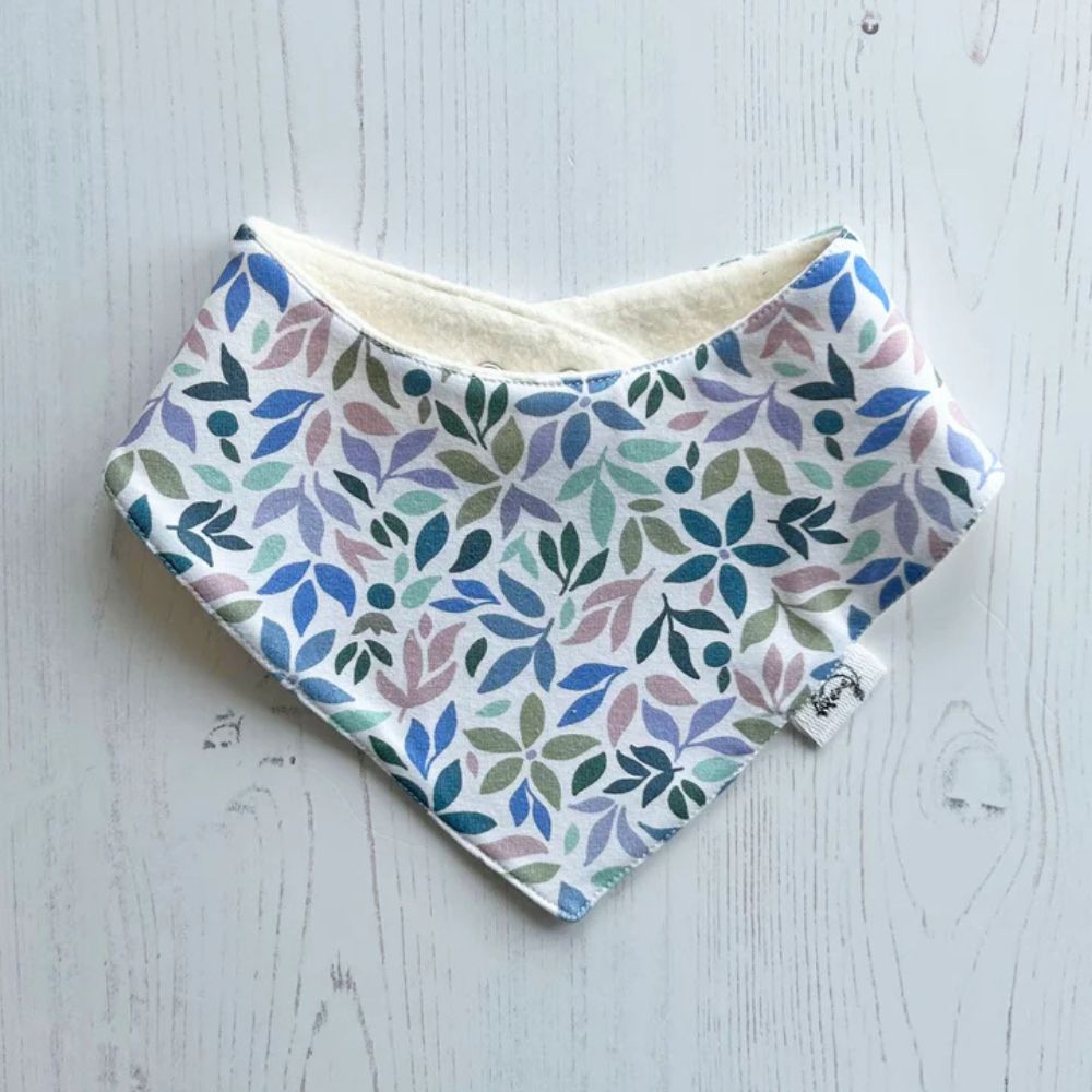 Spring Flowers Dribble Bib by Wonder & Wren