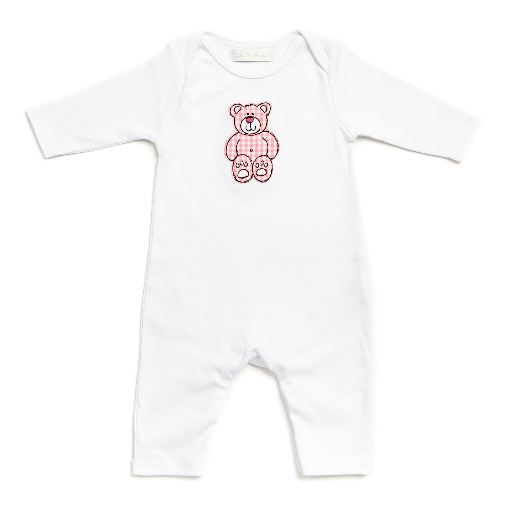 Teddy Pink Babygro